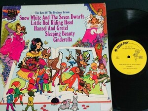  ultra rare * movie * Peter Pan reko-z[THE BEST OF THE BORITHERS GRIMM] Grimms' Fairy Tales *... forest. beautiful woman LP * record * preservation condition excellent 201909