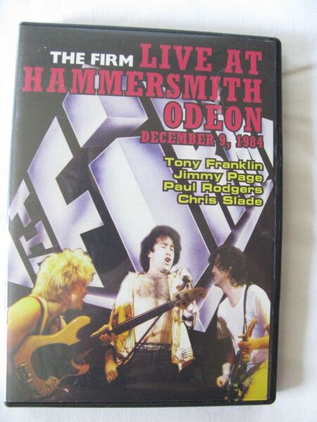 DVD THE FIRM - HAMMERSMITH ODEON 1984 Live at Hammersmith Odeon