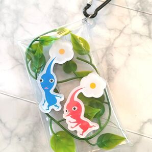 ピクミンキャラマグネッツ キーホルダー ハンドメイド