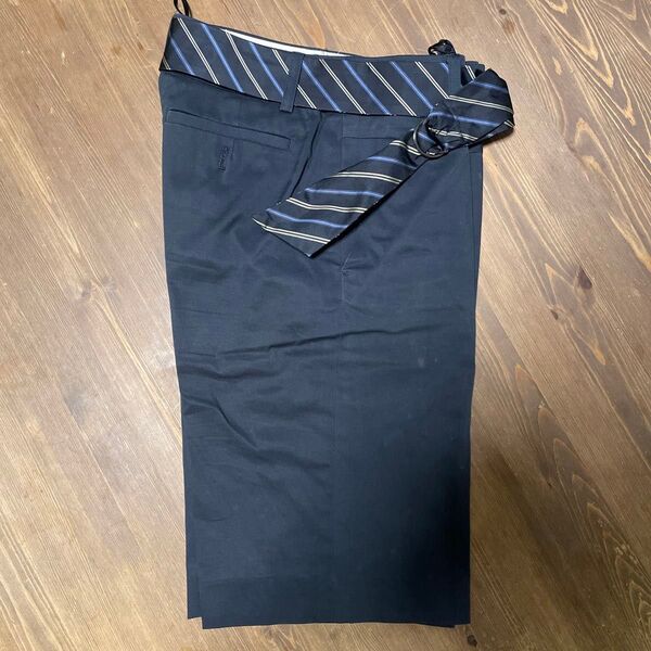 23区 オンワード ショートパンツ ネイビー W59-63 ビジネス利用!