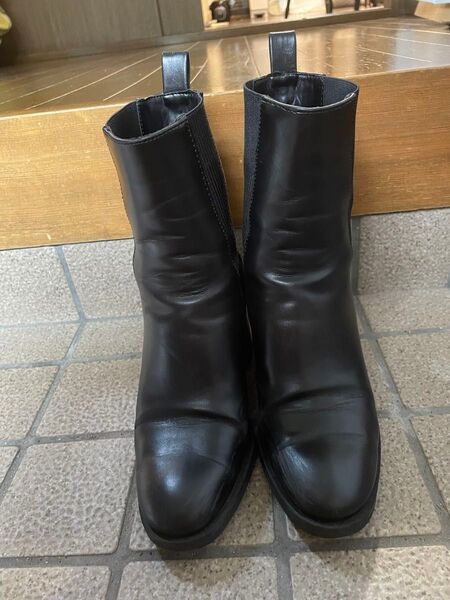 ブーツ ブラック 黒 ショートブーツ ZARA ザラ