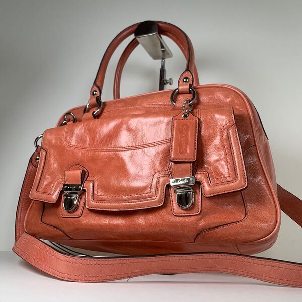 美品 COACH コーチ ハンドバッグ トートバッグ ショルダーバッグ レザー ボディバッグ クロスボディ レディース