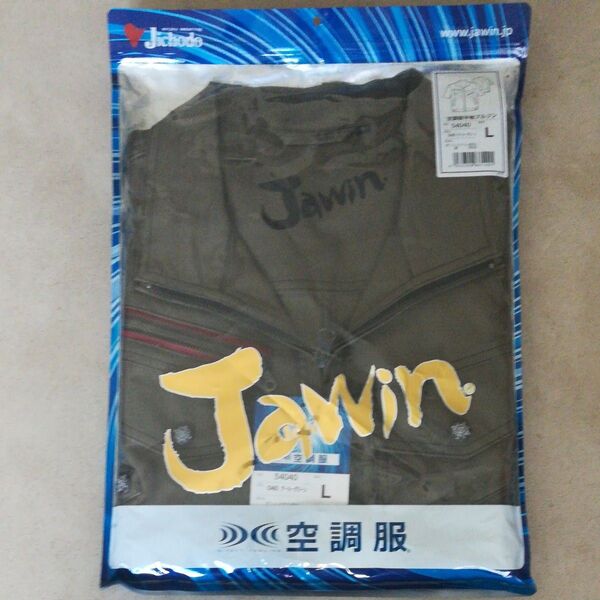 Jawin 54040 半袖ブルゾン Lサイズ ポリエステル65%綿35%半袖ブルゾン