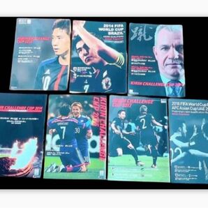【サッカー 日本代表】試合当日 限定 プログラム パンフレット 7冊