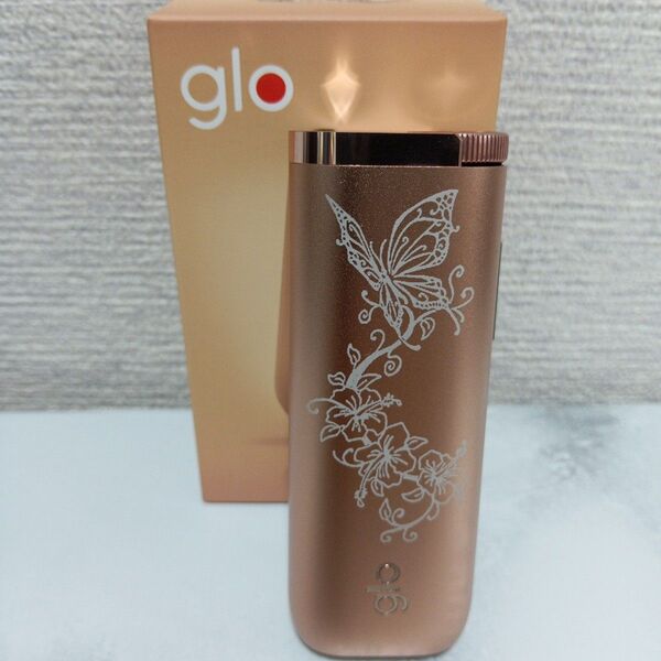アゲハ蝶 デザイン glo HYPER グロー ハイパー ローズゴールド 金 バタフライ