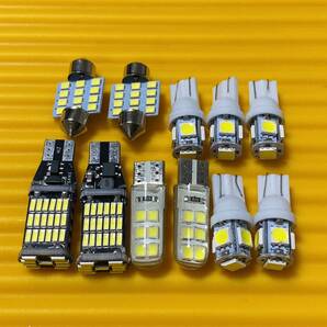 車検対応◇明るい!11個セット!タントカスタム L375S/L375/L385/L385S T10 LED 室内灯 バックランプ ナンバー灯 ルームランプ ダイハツ