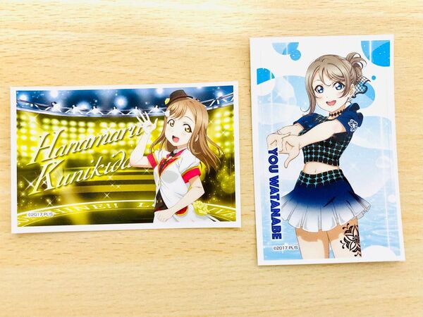 ラブライブ サンシャイン Aqours ステッカー 渡辺曜 国木田花丸