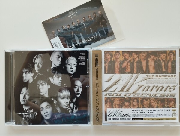 THE RAMPAGE from EXILE TRIBE CD2種 トレカなしステッカー付き