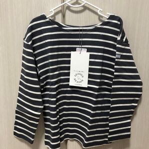 シーズンリーズン ボーダー ロンT ネイビー