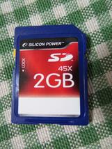 SILICON POWER SDメモリカード 2GB 45x_画像1