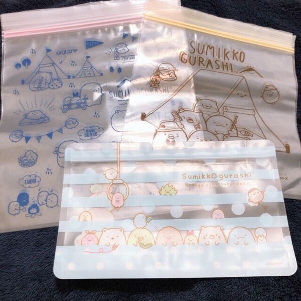 すみっコぐらし☆ジッパーバッグ☆小物入れ☆おすそ分けセット