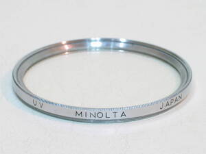 #即決！　minolta　UVフィルター　シルバー　55mm　美品