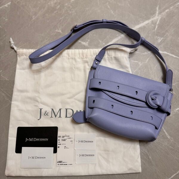 J&M DAVIDSON レザーショルダーバッグ