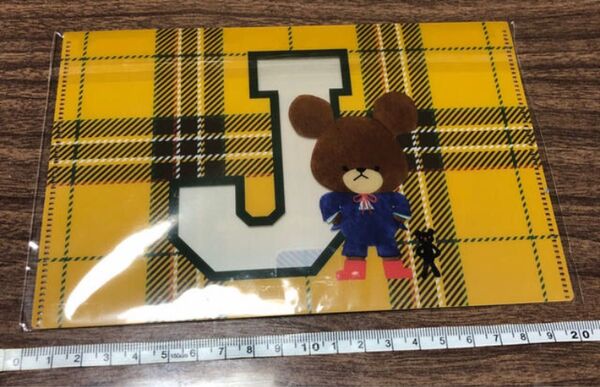 *値下げ》くまのがっこう マルチケース 20×13㎝ クリアファイル素材