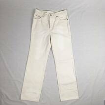 【80s】Levi's リーバイス 518-0352 日本製 83年 ホワイト コットン パンツ ジーンズ W31 L33_画像3
