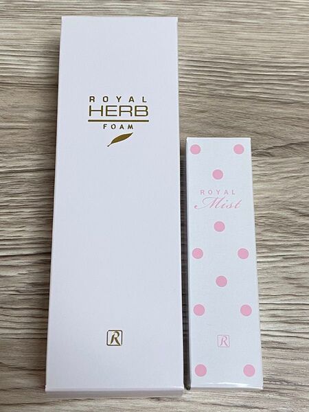 ☆再出品☆○ロイヤルハーブ洗顔フォーム120g、 ロイヤルミスト30ml非売品、各1点ずつセット③※値下げ不可