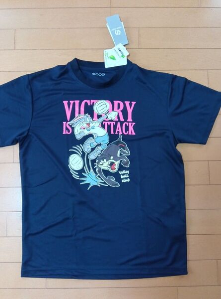 新品 VISION QUEST LOONEY TUNES バレーボール半袖Tシャツ メンズSサイズ