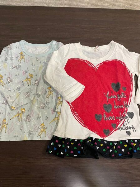 【7080サイズ】長袖Tシャツ ロンT 2点セット