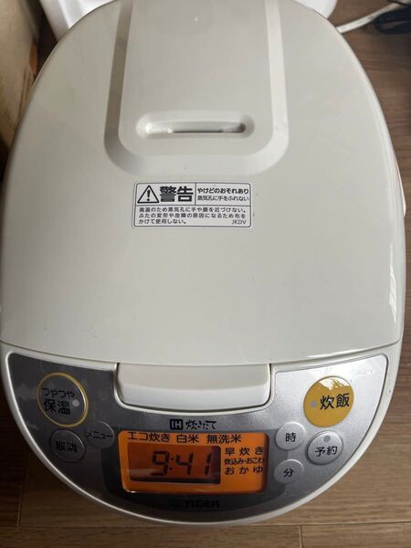 炊飯器 タイガー 炊飯器 ホワイト IHジャー炊飯器 5合炊き