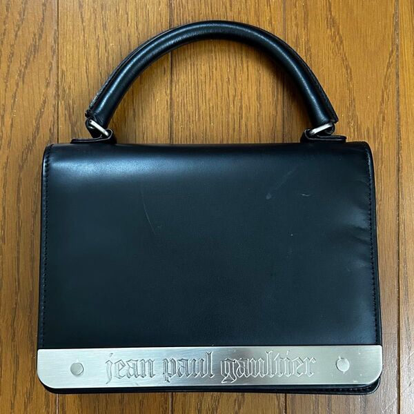 ジャンポールゴルチエ ハンドバッグ メタルプレート