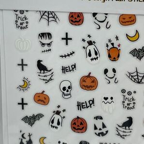 ハロウィンネイルシール