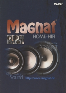 Magnat 2003年頃のスピーカーカタログ マグナット 管4177