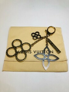 LOUIS VUITTON ルイヴィトン バッグチャーム ビジューサック タパージュ キーホルダー モノグラムフラワー