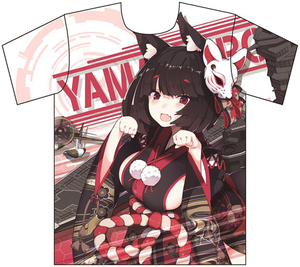 山城改 フルグラフィックTシャツ Lサイズ アズールレーン 限定品 アズレン ソシャゲ フルカラー