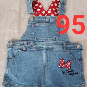 ミニー サロペット ジャンパースカート 95センチ