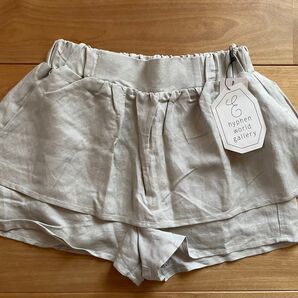 【未使用品】E hyphen world gallery ペプラム ショートパンツ ベージュ