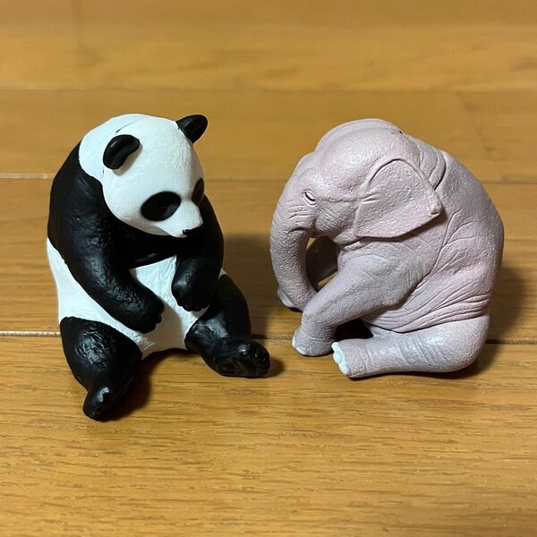 ちょっくら休憩 ふぃぎゅあこれくしょん ジャイアントパンダ ひまなの寝 ゾウ