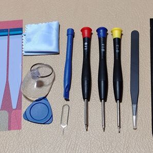 ★②スマホ 分解・修理・バッテリー交換工具キット10点セット