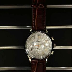 新品 ペルセオ トレステッレ 手巻 クロノグラフ ホワイト 4210 01Arg 腕時計