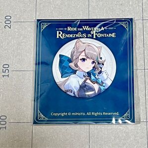 原神 リネット 缶バッジ フォンテーヌ展 限定 公式正規品 缶バッチ