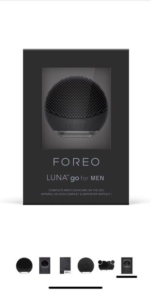 新品 LUNA go for MEN ブラック 黒 洗顔ブラシ アンチエイジングケア シリコン T-Sonic振動 低周波