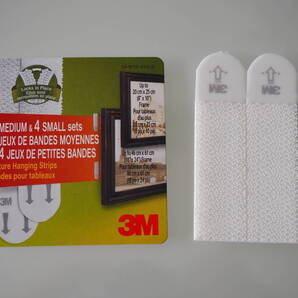 【3M command】コマンドテープ コマンドファスナー 2枚 カチッとホルダー ピクチャー ハンギングストリップ Picture Hanging Strip②
