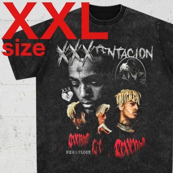 XXXTentacion REVENGE リベンジ Tシャツ ブラック XXL
