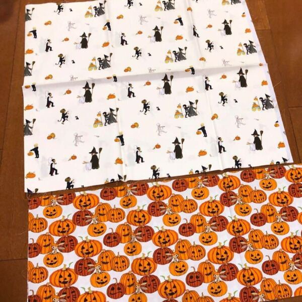 belle&boo ベル&ブー 生地 2枚セット イギリスより ハロウィン B