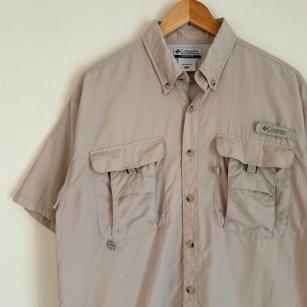 Columbia コロンビア pfg シャツ BAHAMAⅡ バハマ 半袖 古着