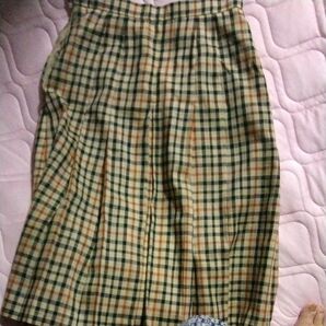 スカート チェック プリーツ DAKS