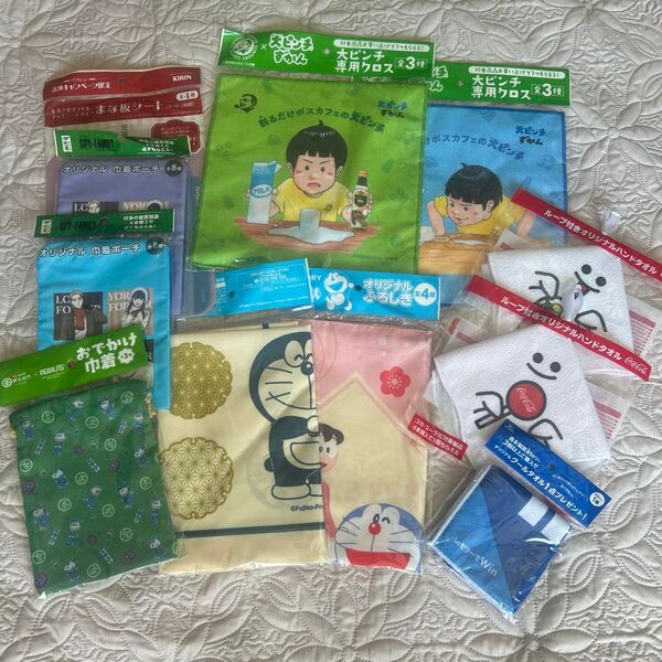 キャラクターグッズ ノベルティグッズ 11点セット ドラえもん SPY×FAMILY SNOOPY 大ピンチずかん 他