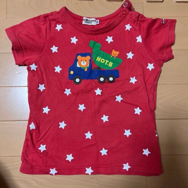半袖Tシャツ ミキハウス ホットビスケッツ Tシャツ