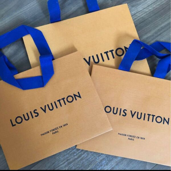 3点セット ルイヴィトン LOUIS VUITTON 紙袋 ショッパー ショップ袋