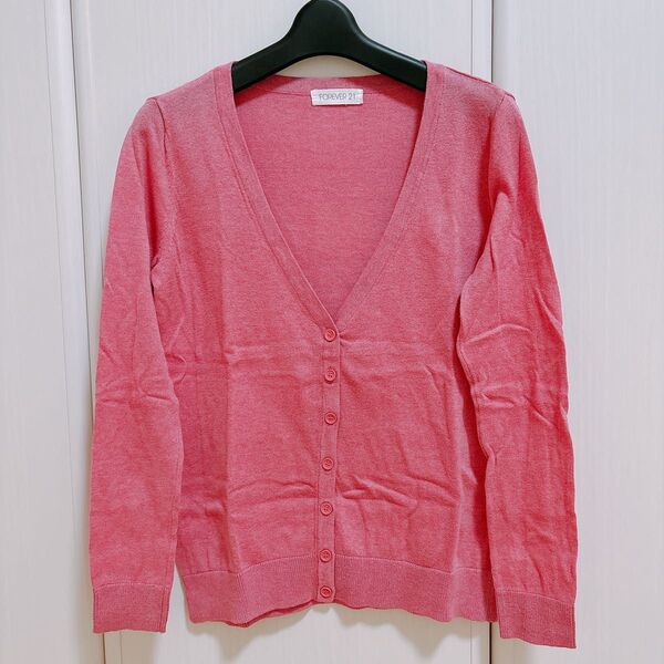 forever21 長袖カーディガン Sサイズ ピンク