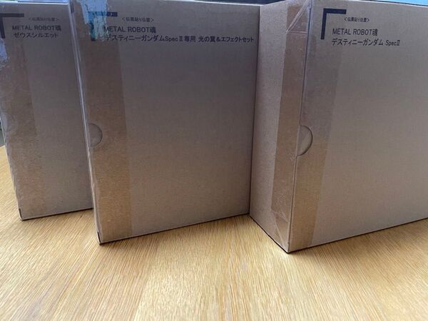 バンダイ metal robot魂 デスティニーガンダムspecⅡ+ゼウスシルエット+光の翼&エフェクトセット 新品未開封