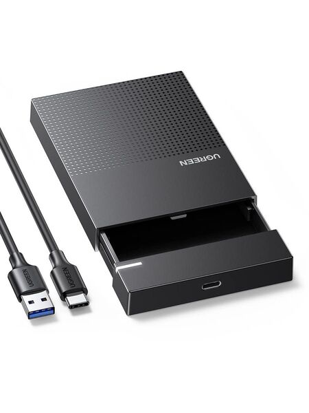 2.5インチ HDD/SSD ケース 3.1 Gen 2規格 SATA 3.0 Type-C 工具不要 C-USB Aケーブル付