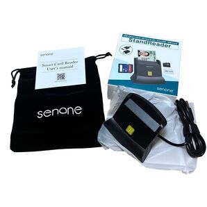 即購入OK☆SENONE CACリーダーUSB スマートカードリーダー ブラック