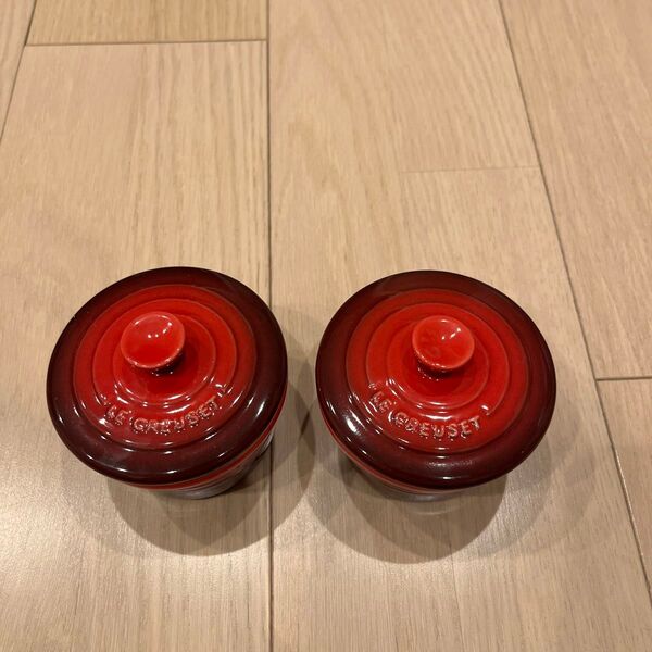 新品 未使用 赤 レッド ルクルーゼ ココット プチココット 食器 キッチン ココット皿 ルクルーゼ皿 ルクルーゼ器