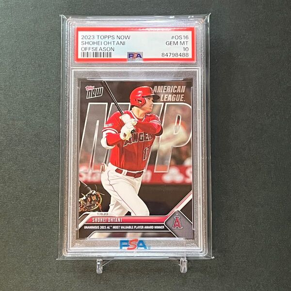【PSA10】PSA専用袋入り!大谷翔平 2023 Topps now(24時間限定販売カード) OS-16