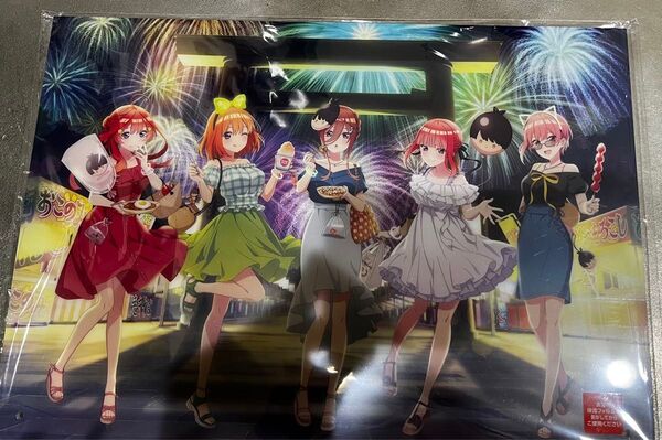 五等分の花嫁 1番くじ a賞 a3 クリアボード